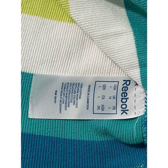 REEBOK Striped Tank Top-L - Picture 5 of 5